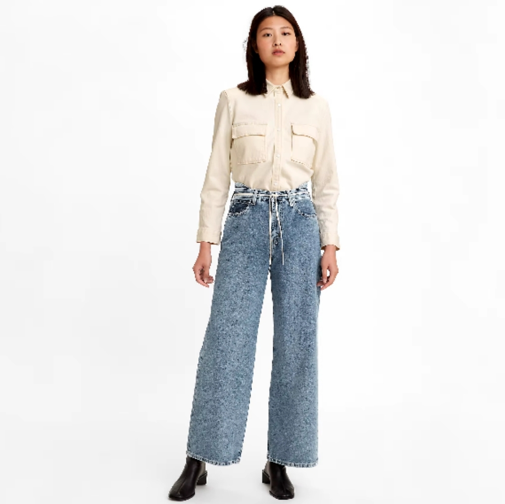 Levi's Made & Crafted Hip Hugger Mid Rise Relaxed Fit Jeans NWT Size 28